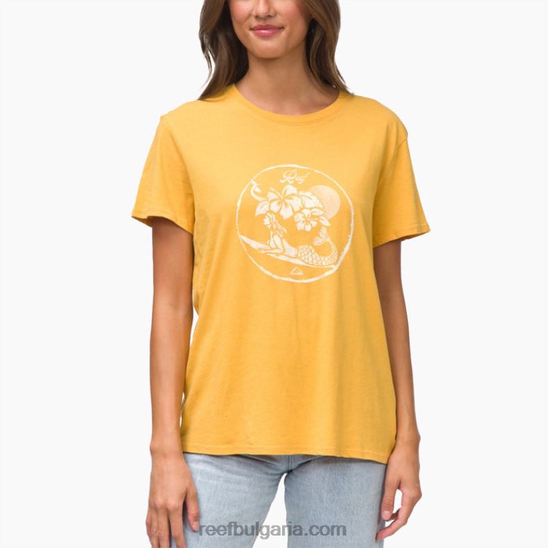 Reef t-shirts - Жени Reef тони тениска с къс ръкав 2T28F267 медено злато
