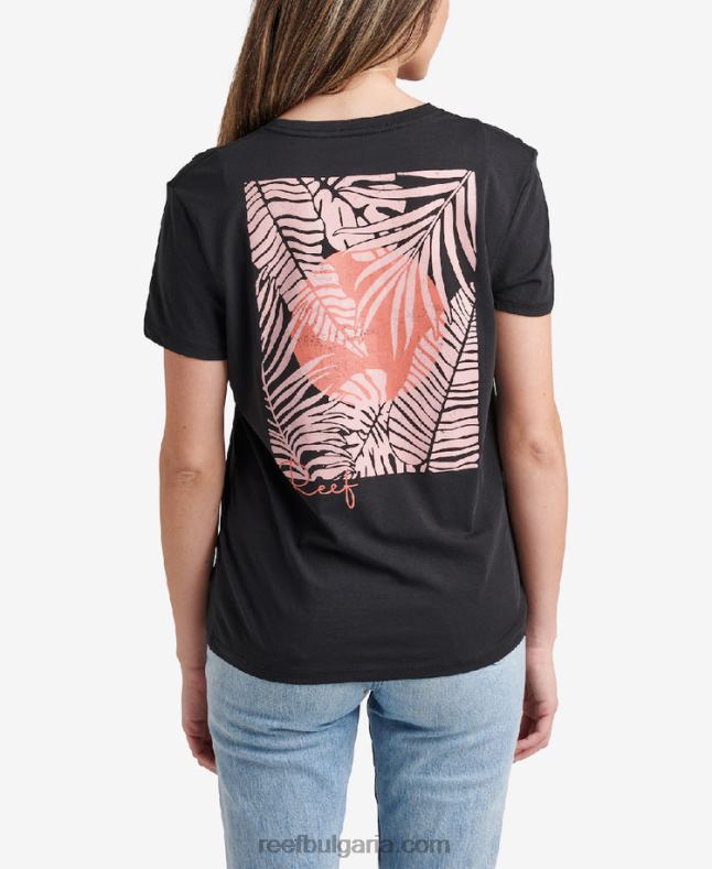 обувки Reef - Жени Reef подредена спокойна тениска с къс ръкав 2T28F281 хайвер