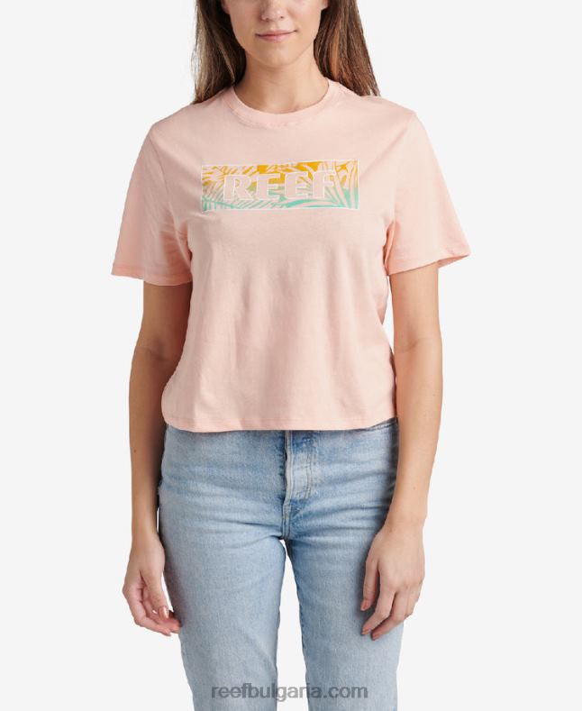 Reef t-shirts - Жени Reef кратка тениска с къс ръкав sara 2T28F285 боя за прасковена вратовръзка
