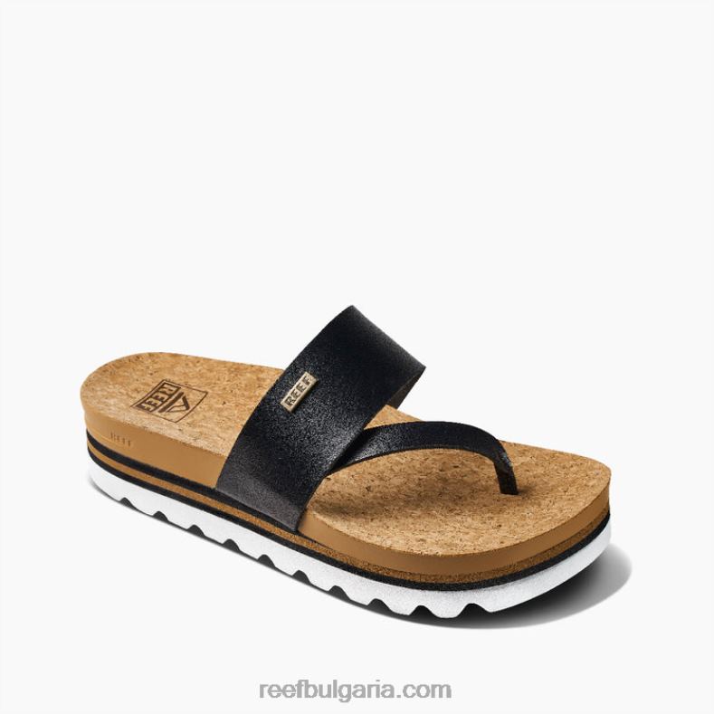 Reef t-shirts - Жени Reef възглавница сол здравей 2T28F29 черно/тен