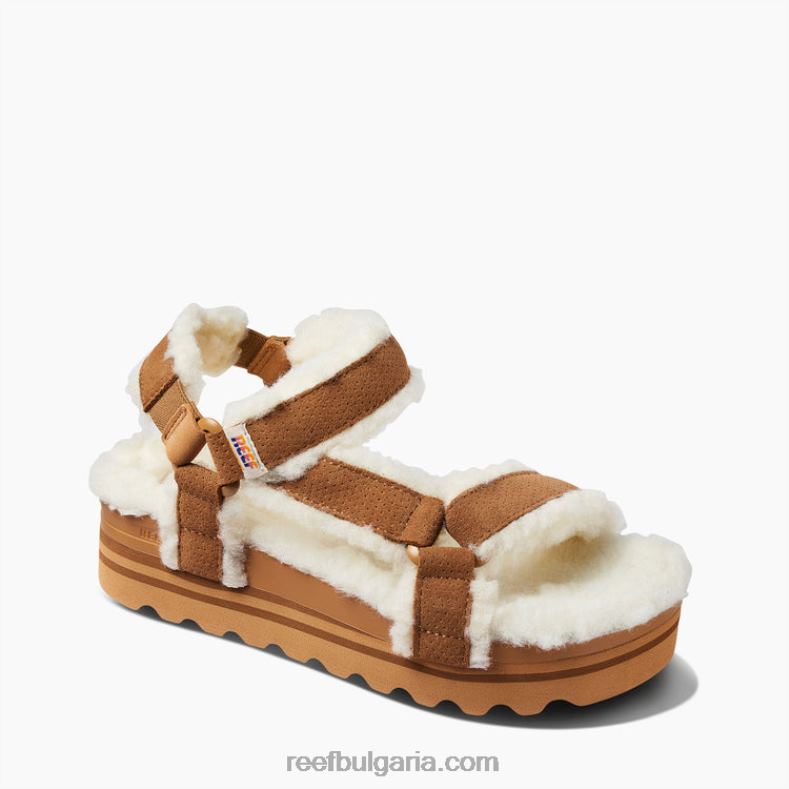 Reef Bulgaria - Жени Reef Rem здравей Shearling 2T28F190 кафе