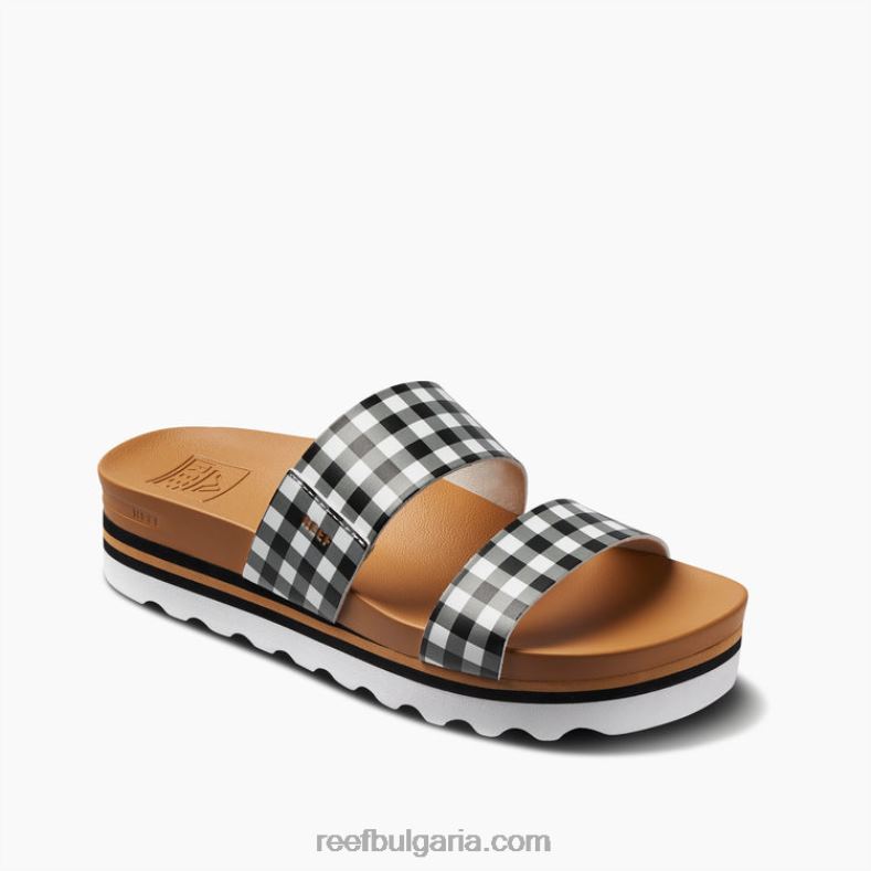 Reef Bulgaria - Жени Reef cushion vista здравей 2T28F134 черен гингам