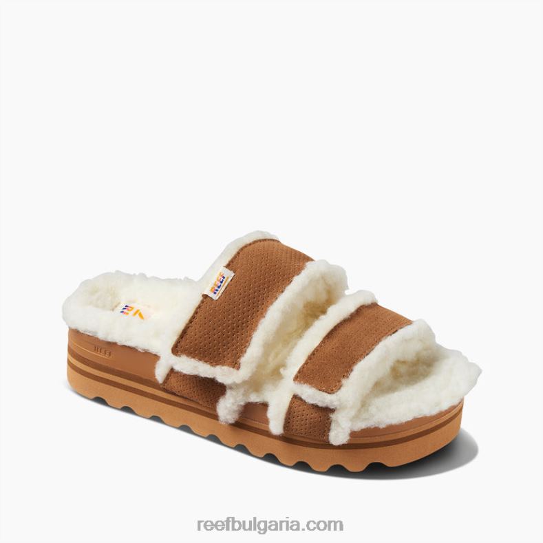 Reef Bulgaria - Жени Reef изглед здравей shearling 2T28F197 кафе