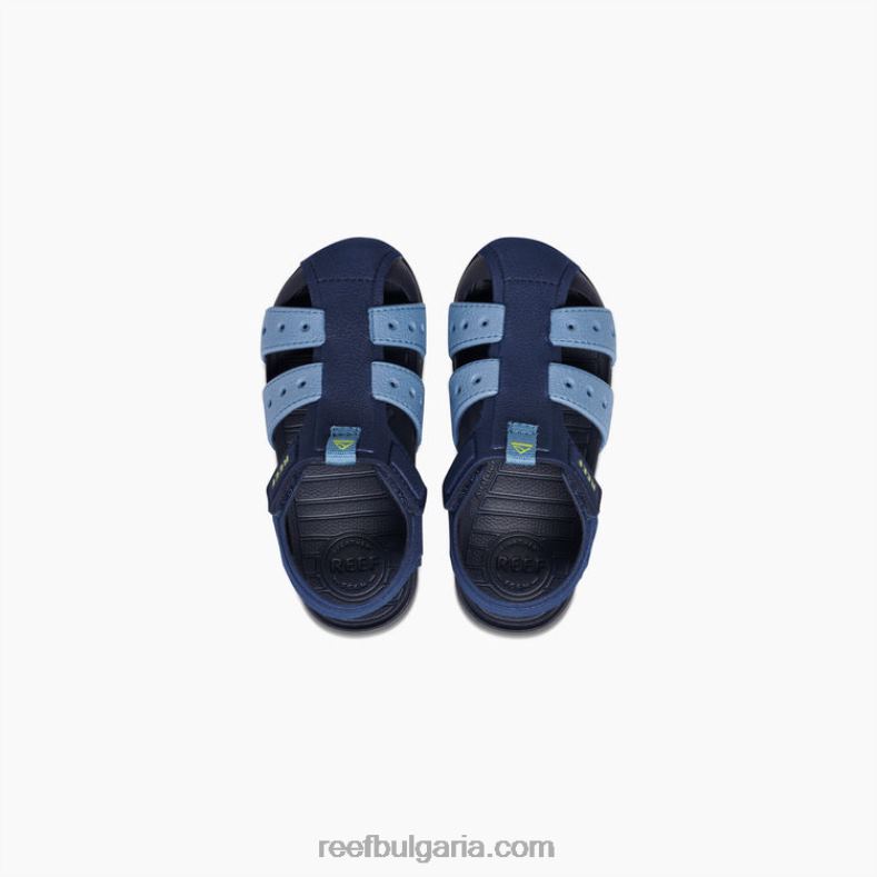 Reef Bulgaria - деца Reef малък воден плаж 2T28F821 сиво/океан/лайм