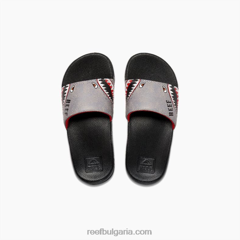 Reef t-shirts - Reef деца една пързалка 2T28F841 летящи акули