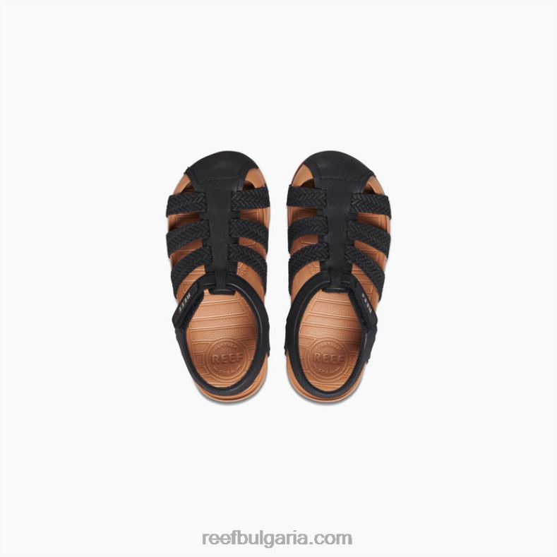 обувки Reef - деца Reef малък воден плаж 2T28F872 черно/тен