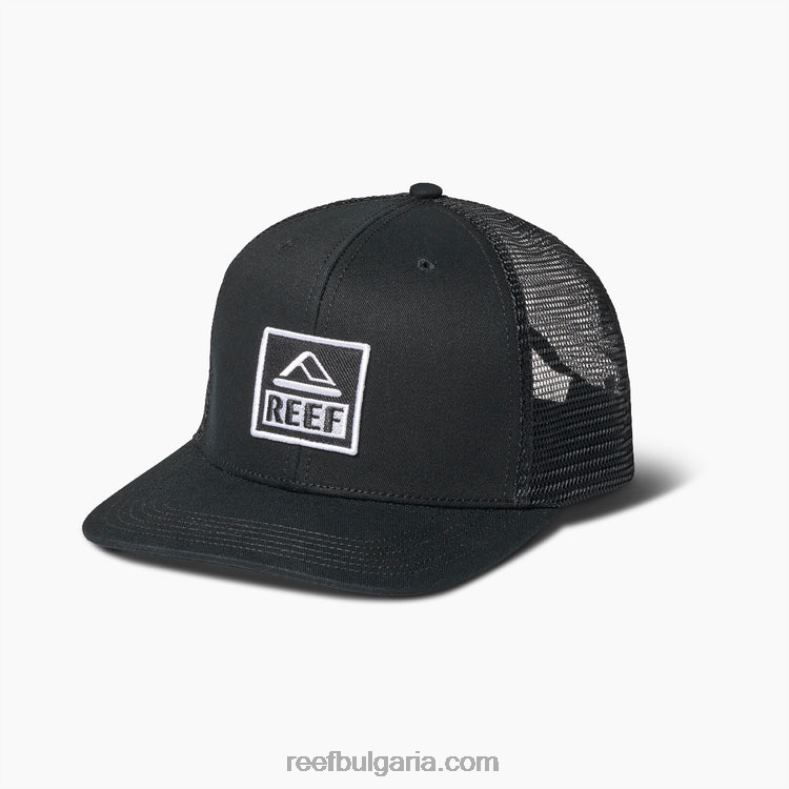 Reef Bulgaria - мъже Reef townsend snapback шапка за шофьор на камион 2T28F761 пиратско черно