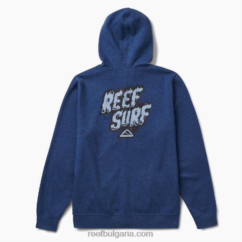 Reef t-shirts - мъже Reef Нелсън суичър с цип 2T28F741 син отличителен знак
