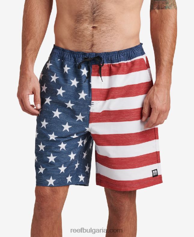 Reef t-shirts - мъже Reef ханкок дъска къса 18" 2T28F680 син отличителен знак