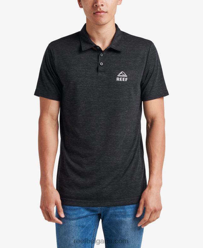 Reef t-shirts - мъже Reef поло с къс ръкав piston tech 2T28F656 хайвер
