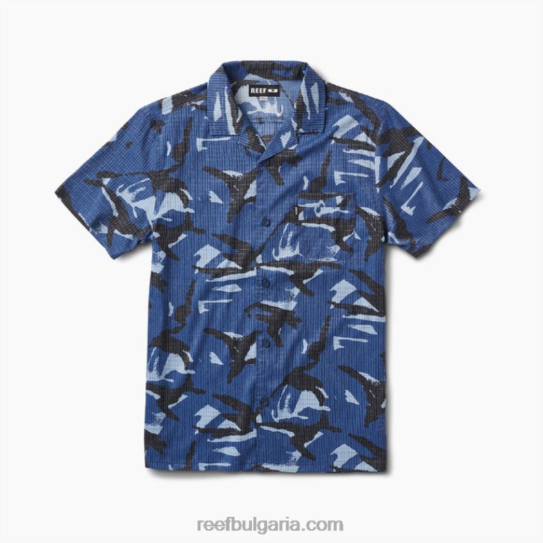 Reef Bulgaria - мъже Reef rhys механична риза 2T28F663 син отличителен знак