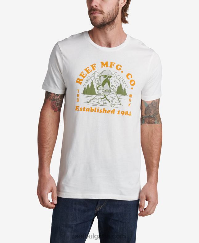 обувки Reef - мъже Reef балбоа тениска с къс ръкав 2T28F567 marshmallow