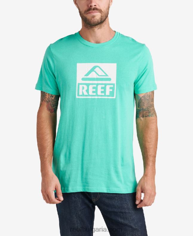 Reef t-shirts - мъже Reef шофьорска тениска с къс ръкав 2T28F583 електриково зелено