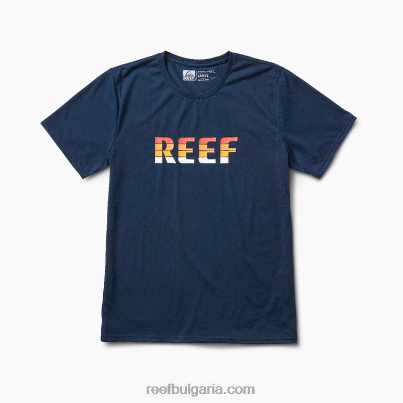 Reef t-shirts - мъжетениска за сърф на Reef Surfari 2T28F632 военноморски флот