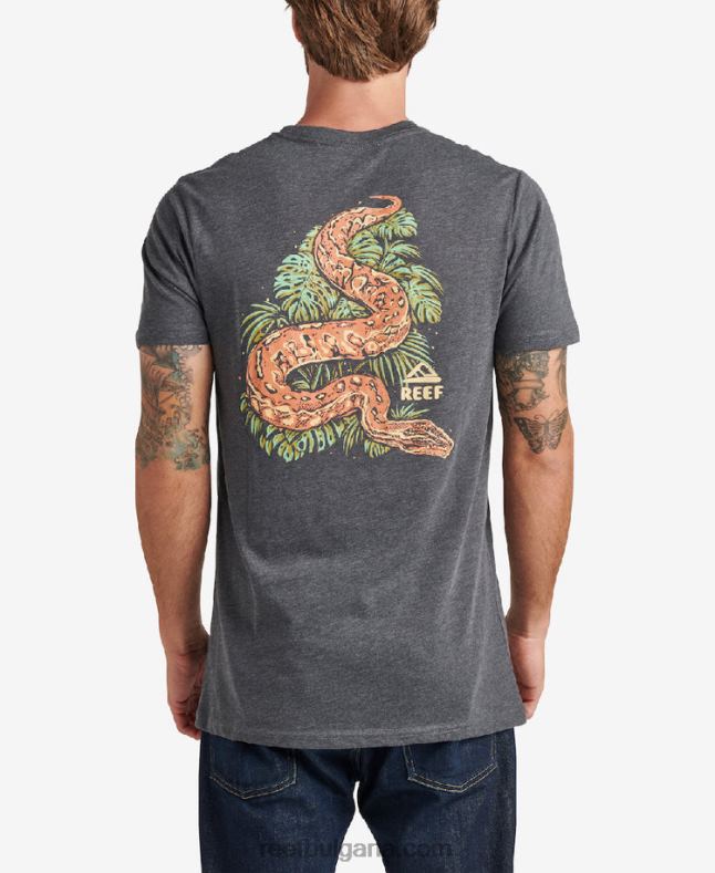 Reef Bulgaria - мъже Reef тениска с къс ръкав abra 2T28F606 въглен от хедър