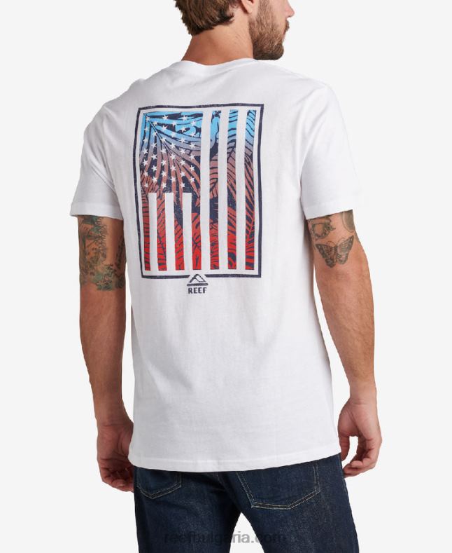 Reef t-shirts - мъже Reef тениска с къс ръкав jamison 2T28F553 marshmallow