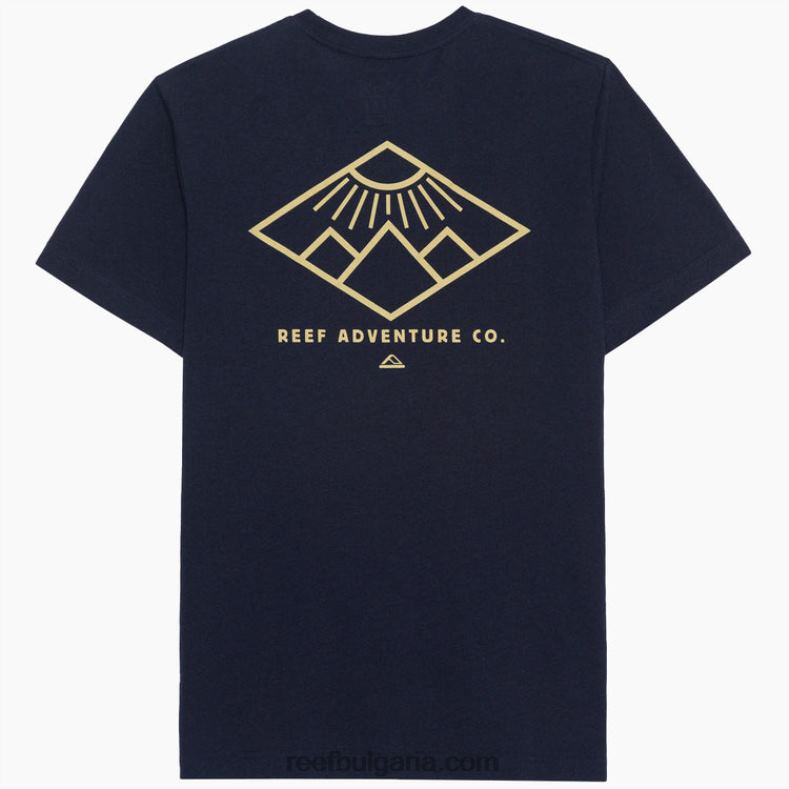 Reef Bulgaria - мъже Reef тениска с къс ръкав peaks recyclo 2T28F591 военноморски флот