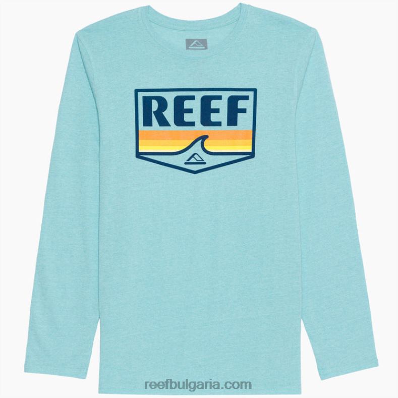 Reef Bulgaria - мъже Reef насладете се на тениска с дълъг ръкав recyclo 2T28F597 skyblu