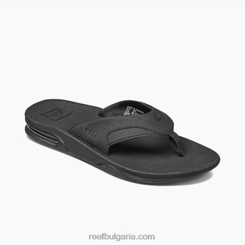 Reef t-shirts - мъже Reef раздухване 2T28F327 всичко черно